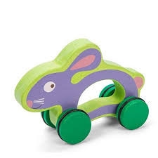 Le Toy Of Petilou Rabbit sobre ruedas